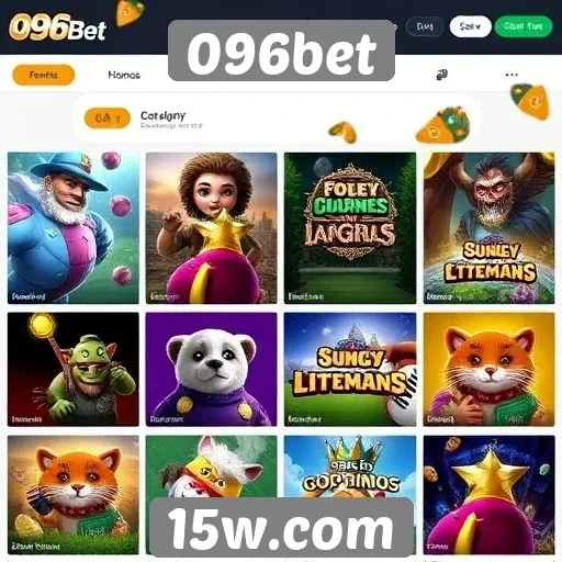 Game variedade no 096bet: principais categorias